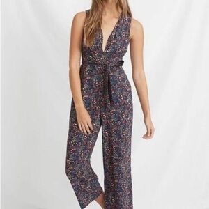 Marine Layer Holli Floral Sleeveless Jumpsuit